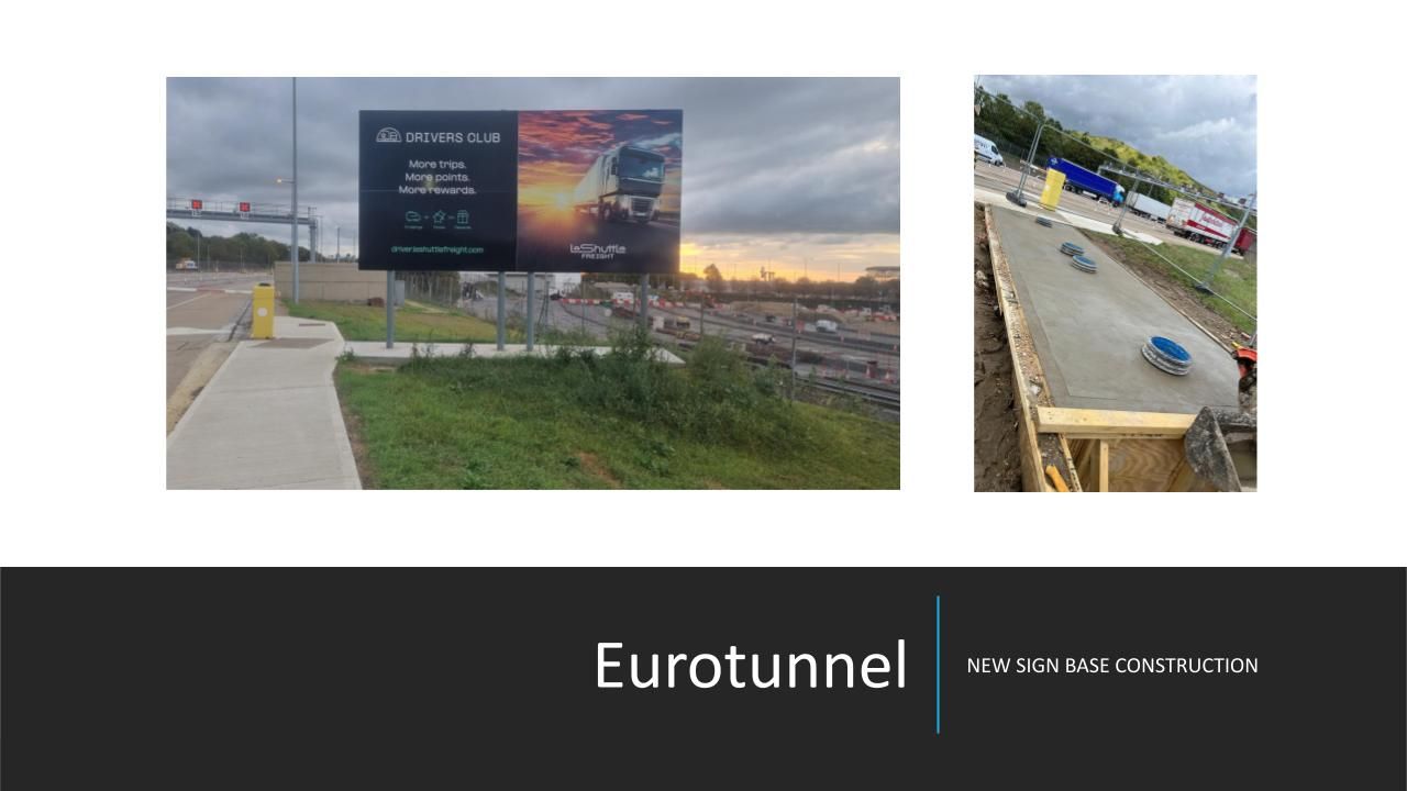 Eurotunnel – Various Locations & Various Projects — DTG site photograph